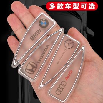 車門防撞條汽車門角防撞護角防撞貼角防擦防刮邊防撞角防護貼透明