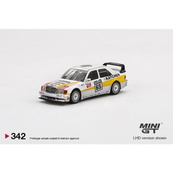 TSM MINI GT 1:64賓士190E EVO2 II 65號AMG 2.5-16 合金汽車模型