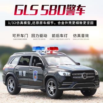 馳美GLS580聲光回力兒童玩具警車