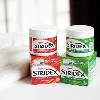 Stridex都能不含酒精水楊酸棉片