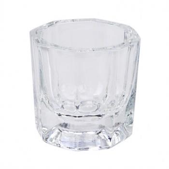 八角玻璃杯可裝水晶液美甲