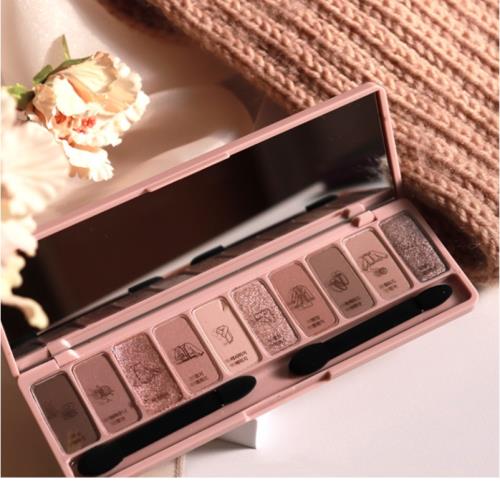 ETUDE啞光面包咖啡紅酒眼影盤