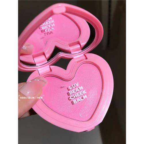 小猴子推薦 lilybyred愛心單色腮紅膏05/06腮紅粉#02火龍果櫻花粉