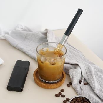 臺灣NUBO咖啡渣吸管非一次性咖啡珍珠奶茶超長便攜防摔環保粗吸管