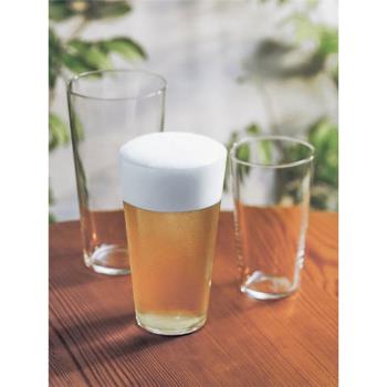 日本石塚硝子極簡透明超薄強化玻璃杯水杯啤酒冷飲杯Good Design