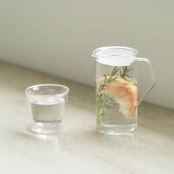 kinto玻璃冷水壺日式帶蓋耐熱 自助吧臺/家用客廳扎壺涼水果汁罐
