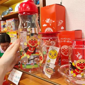 現貨日本進口日式面包超人兒童可愛玻璃壺冷水壺優質環保出門攜帶