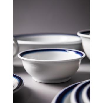 西海SAIKAI波佐見燒白山bold陶瓷餐具套裝日系手工盤子碗日本進口