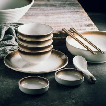 日式餐具套裝碗盤碗碟套裝家用組合創意喬遷之喜2022網紅爆款餐具