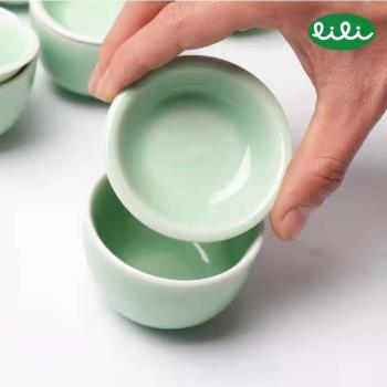 粒粒lili系列六克MINI杯測碗玉質感青瓷咖啡杯品鑒杯復古品茗杯