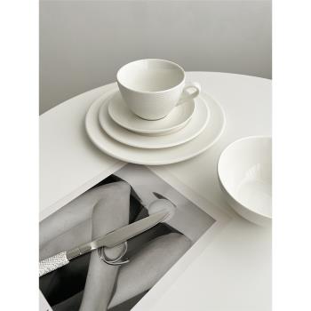 態生活簡約北歐風陶瓷咖啡杯高顏值下午茶具高檔精致餐具杯碟套裝