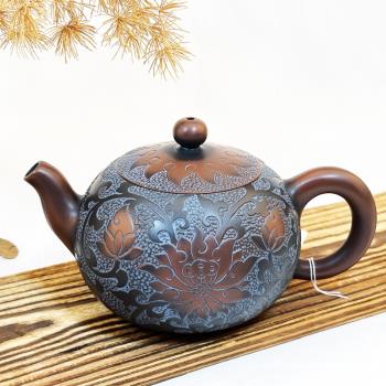 特價回饋一粒珠茶壺系列廣西欽州向今向古坭興陶茶具