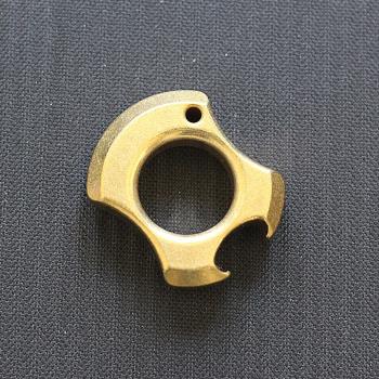 新款黃銅石洗指虎開瓶器EDC啟瓶器單指扣加厚15mm數控CNC