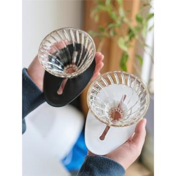 v60濾杯hario手沖咖啡壺套裝手磨咖啡分享壺全套過濾器濾紙雲朵壺