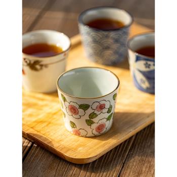 摩登主婦圍爐煮茶陶瓷茶杯茶碗喝茶小杯子日式功夫茶具套裝主人杯