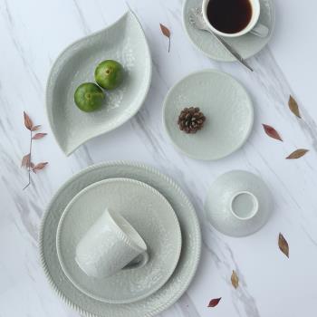 實用餐具~美式陶瓷米飯碗面碗咖啡杯碟水杯早餐盤菜盤骨碟湯盤