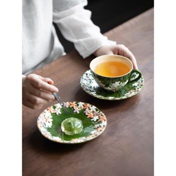 日本進口陶瓷馬克杯小眾設計感高顏值生日禮物咖啡杯子水杯套杯