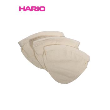 日本HARIO滴漏式法蘭絨手沖咖啡壺濾布法蘭絨布袋手柄DFN/DPW可用