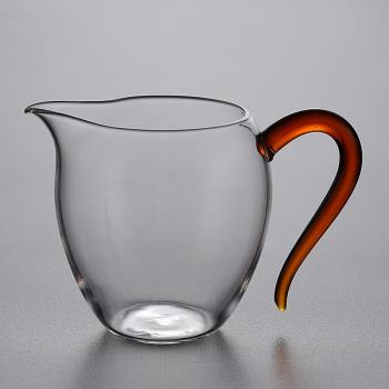 世器 耐熱玻璃怡然茶海公道杯高透玻璃高硼硅翊口高檔茶具分茶器