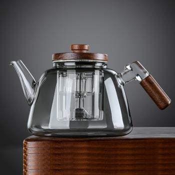 玻璃茶壺煮茶壺耐高溫電陶爐高檔養生蒸茶壺大容量燒水泡茶壺單壺