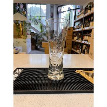 泰國產嘉士伯Carlsberg啤酒杯蜂腰杯家用酒吧玻璃杯tulip
