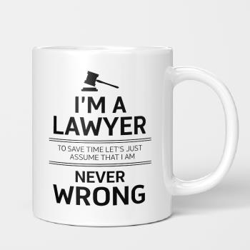 Im A lawyer 律師專用杯子 美式字母陶瓷馬克杯 律師學院水杯