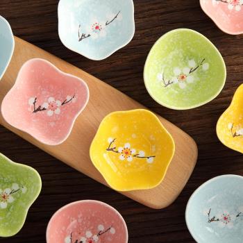 創意日式陶瓷小碟子家用吐骨碟味碟調味碟子醬油碟調料碟小菜碟