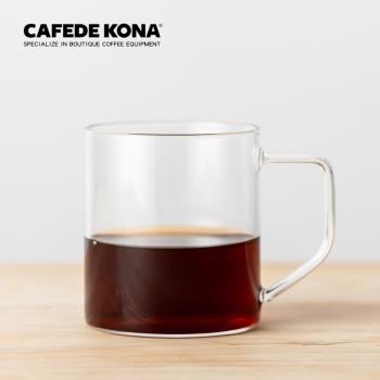 CAFEDE KONA 咖啡杯 透明喝咖啡杯子 水杯 茶杯玻璃杯 耐熱小杯子