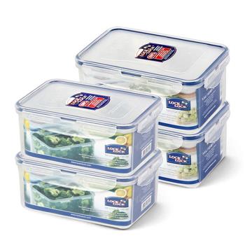 樂扣樂扣保鮮盒方形密封盒八寶米零食盒五谷收納儲存盒干貨收納盒