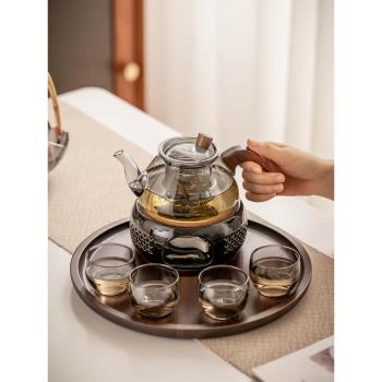 耐熱玻璃煮茶壺家用高檔溫茶爐整套功夫花茶壺下午茶泡茶會客神器
