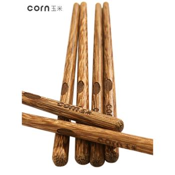 玉米兒童專用木頭訓練3歲筷子