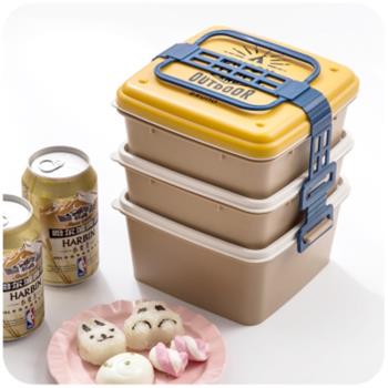 日式便當盒飯盒多層大容量塑料便攜手提午餐盒上班族微波爐野餐盒