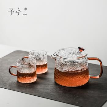 日式耐熱玻璃泡煮茶壺組合套裝辦公室家用花茶水分離過濾懶人神器