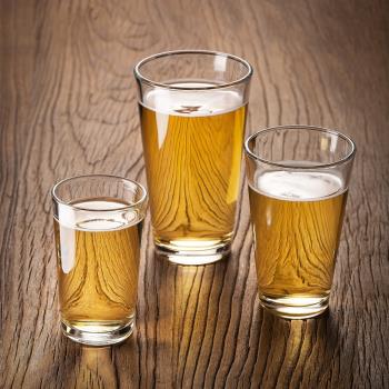 美式皮爾森啤酒杯商用扎啤杯專業喝啤酒杯子精釀酒杯酒吧品脫杯