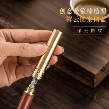 茶針茶刀普洱茶刀手工專用開茶餅工具撬刀白茶普洱茶茶磚茶鉗茶具