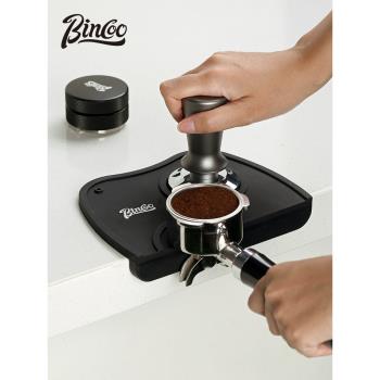 Bincoo咖啡壓粉墊吧臺咖啡機防滑硅膠墊意式咖啡手柄粉錘布粉器具