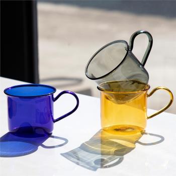 純色耐熱玻璃克萊因設計師咖啡杯