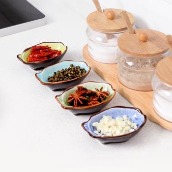 陶瓷小碟子日式餐具醋碟醬油碟調味碟骨碟菜碟創意小吃盤子