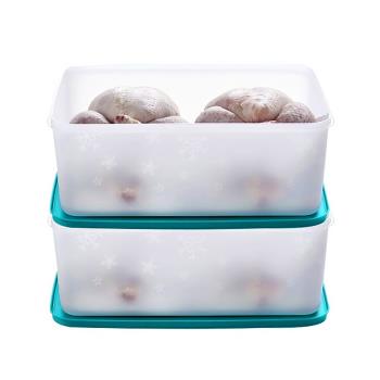 特百惠冷凍保鮮盒5.7升大容量雪影冷藏盒冰箱收納冰鮮冷凍盒正品