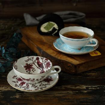 歐式陶瓷ins咖啡杯碟套裝骨瓷精致奢華家用高檔下午茶咖啡杯帶碟