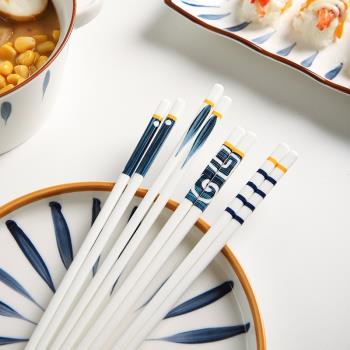 舍里日式防霉防潮餐具陶瓷筷子