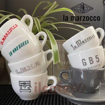 意蓮lamarzocco辣媽周邊義大利進口意式咖啡瓷杯一杯一碟40ml