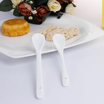 骨瓷勺子 陶瓷 咖啡勺 攪拌勺 甜品勺 長勺 短勺 蜂蜜勺 創意勺子