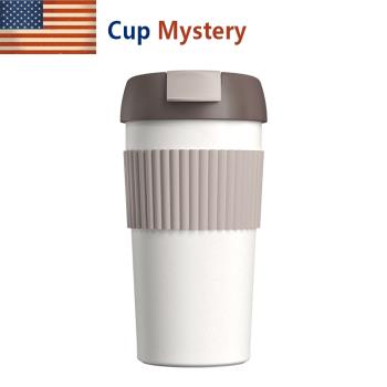 美國 cup mystery 吻吻魚316不銹鋼時尚辦公桌面上班族咖啡保溫杯