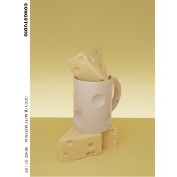 CONGSTUDIO|北歐創意大容量陶瓷馬克杯咖啡牛奶杯奶酪杯高顏值