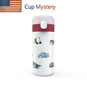 美國 cup mystery進口材質304不銹鋼創意圖案男士女士豆豆保溫杯