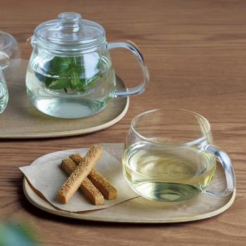 日本KINTO UNITEA新款柳木制日式極簡托盤餐盤茶壺茶杯咖啡杯托盤