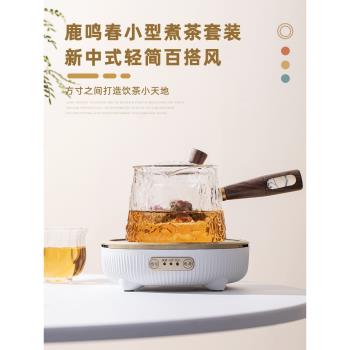 電陶爐煮茶器玻璃茶壺小型靜音家用辦公室養生花茶壺燒水壺泡茶壺