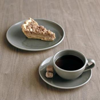 現貨|日本KINTO TOPO灰色陶瓷咖啡杯碟意式拿鐵卡布手沖咖啡杯碟