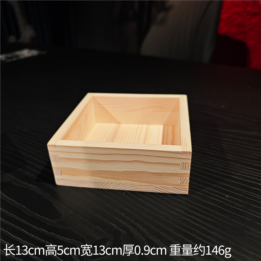 日本正方形木頭清酒杯酒具四方小木杯日式白酒壺木盒酒杯木制酒杯|酒杯